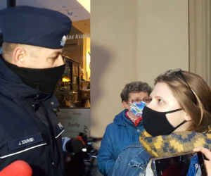 Protest na ul. Gdańskiej w Bydgoszczy