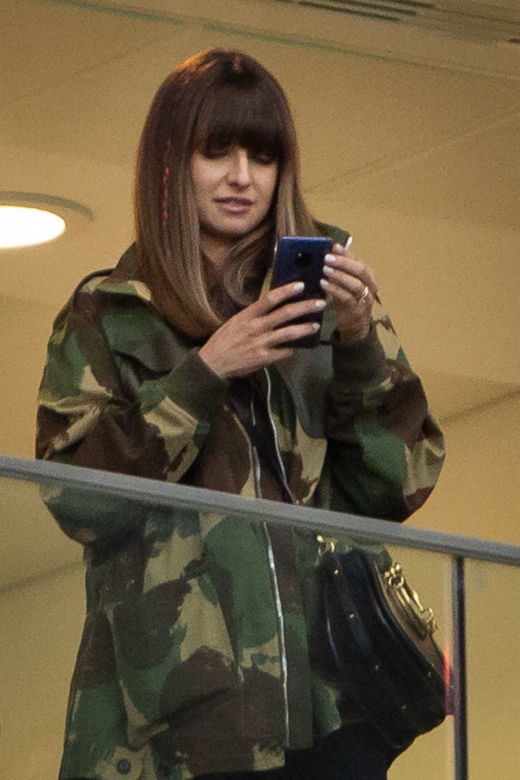 Anna Lewandowska na meczach