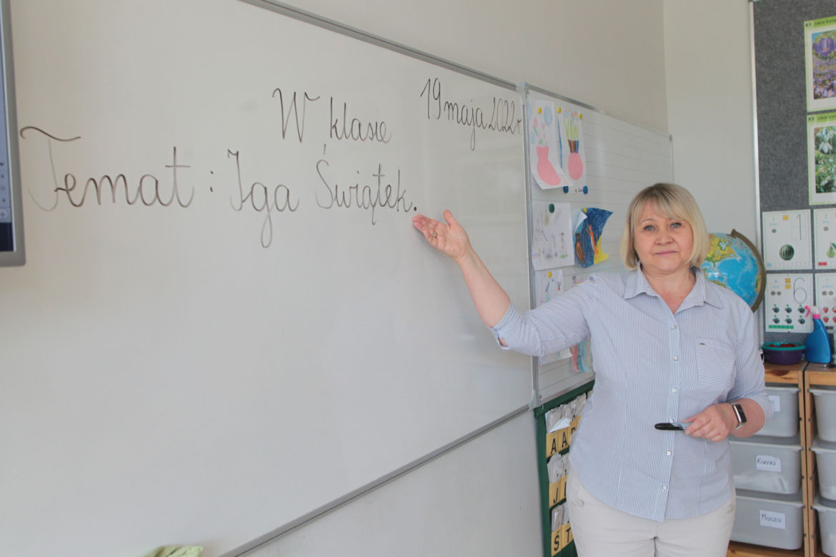 Wizyta w szkole Igi Świątek