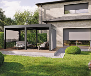 Taras otwarty na zieleń