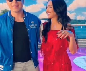 Skolim skradł buziaka Steczkowskiej