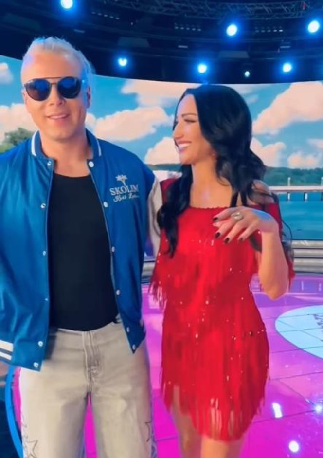 Skolim skradł buziaka Steczkowskiej