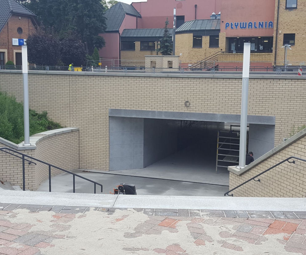 Przejscie podziemne przy SP nr 7 w Lesznie prawie gotowe. Niedługo je otworzą?