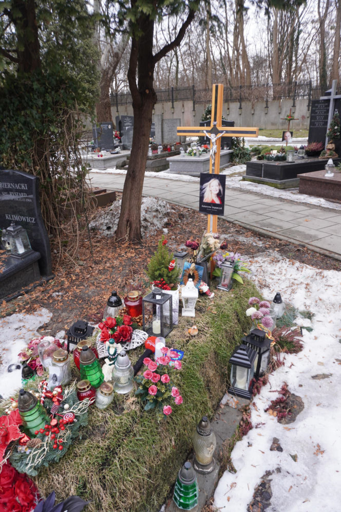 Grób Katarzyny Stoparczyk na Powązkach w Warszawie