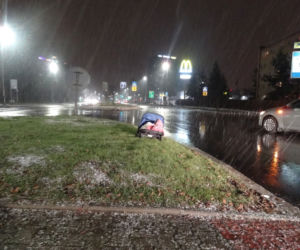 Wypadek na ul. Młyńskiej. Poszkodowane 10-miesięczne dziecko [ZDJĘCIA]