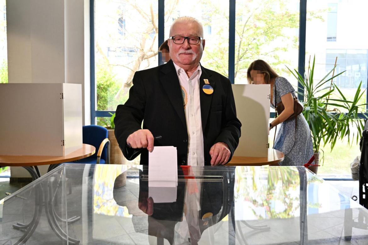 Wybory prezydenckie 2025 - Lech Wałęsa.