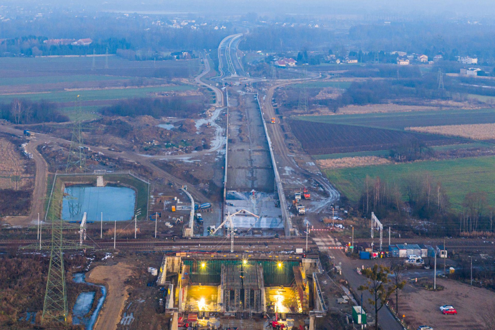 Obwodnica Oświęcimia w budowie