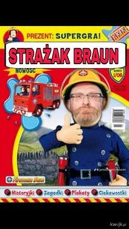 Grzegorz Braun z gaśnicą w Sejmie