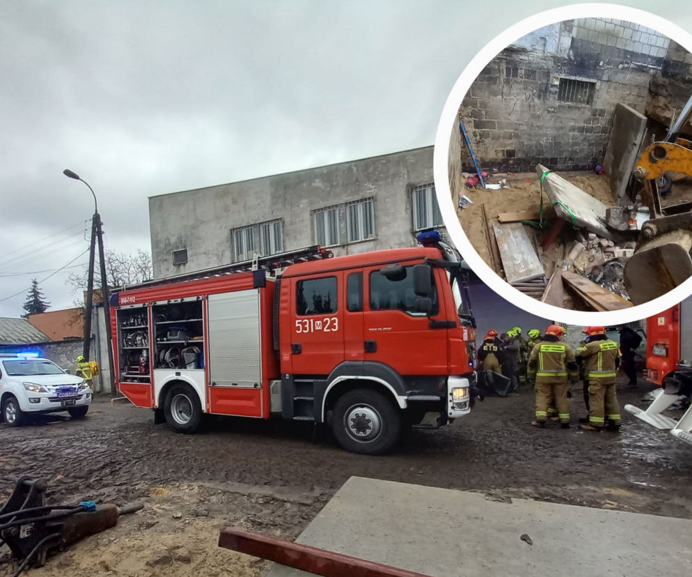 Betonowa płyta przygniotła człowieka