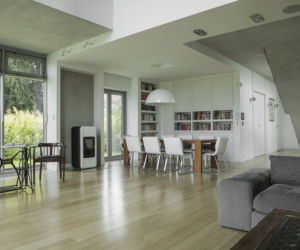 Projekt wnętrz domu w stylu minimalistycznym