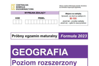 Próbna matura 2026 geografia. Wszystkie ODPOWIEDZI i ARKUSZE CKE 15.01.2026.