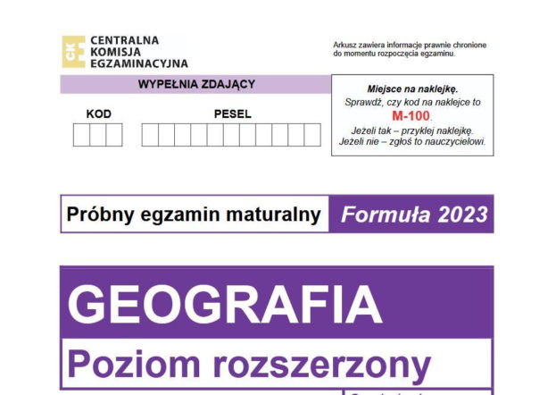 Próbna matura 2026 geografia. Wszystkie ODPOWIEDZI i ARKUSZE CKE 15.01.2026.