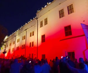 Nowa iluminacja Zamku Książąt Pomorskich w Szczecinie
