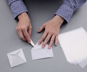 DIY: lampa origami