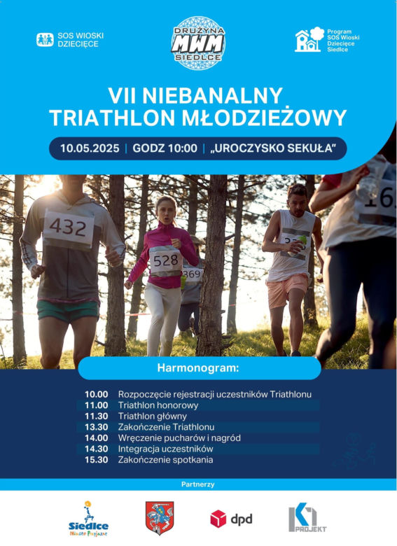 VII edycja Niebanalnego Triathlonu Młodzieżowego w Siedlcach już w ten weekend