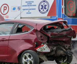 Poważny wypadek w miejscowości Sadowie. Zablokowana DK9, są ranni