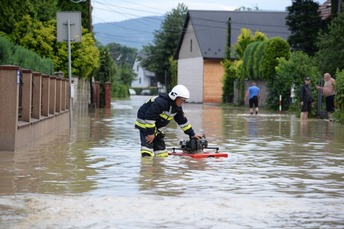 Potężne nawałnice znów zalały Małopolskę