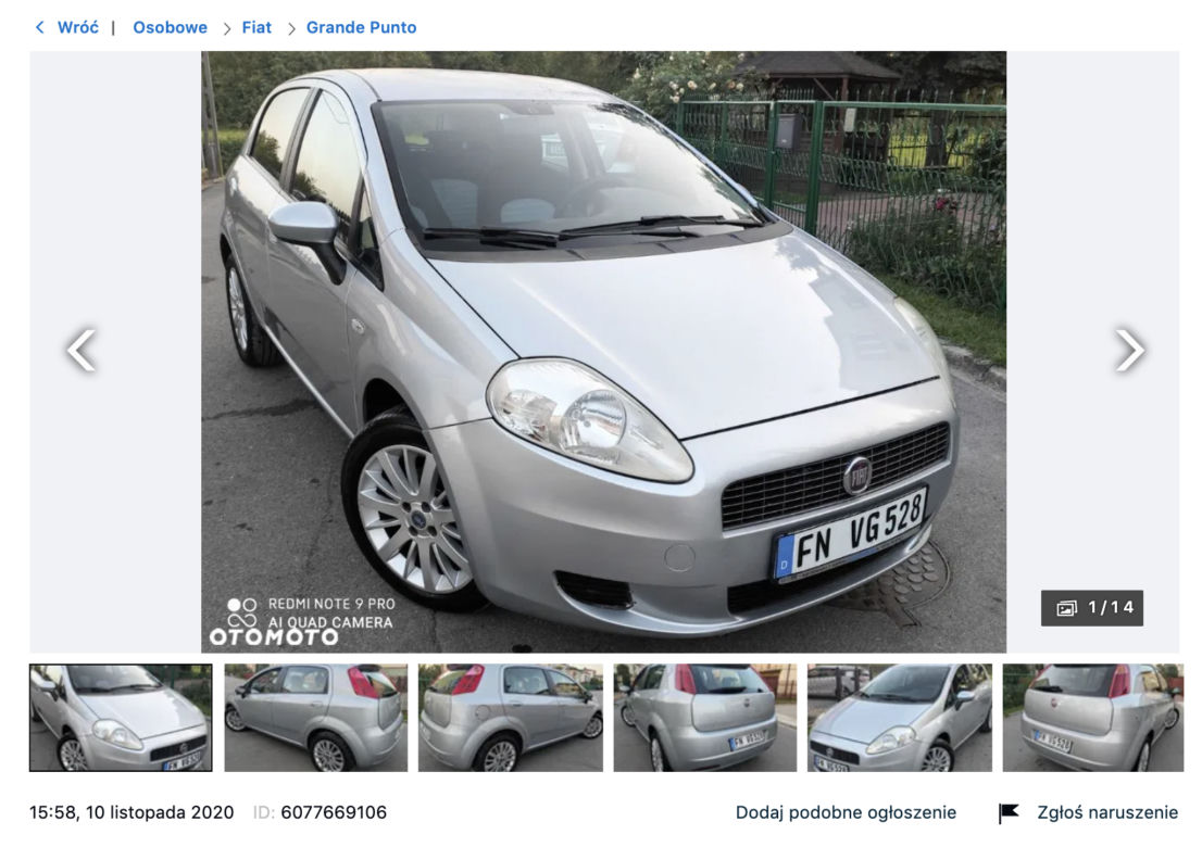 Używany Fiat Punto