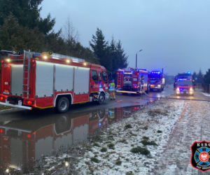 Pożar w podbydgoskiej Brzozie. Zapalił się dach stolarni [ZDJĘCIA]