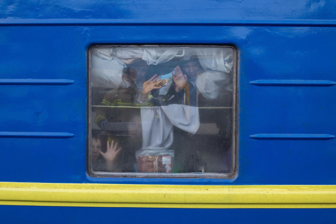 1,5 tys. uchodźców z Ukrainy przyjechało specjalnym pociągiem na Śląsk