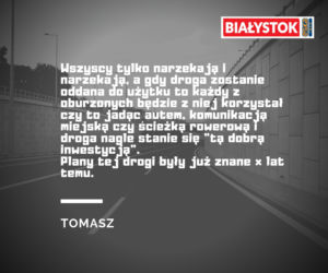 Trasa Niepodległości. Komentarze Internautów