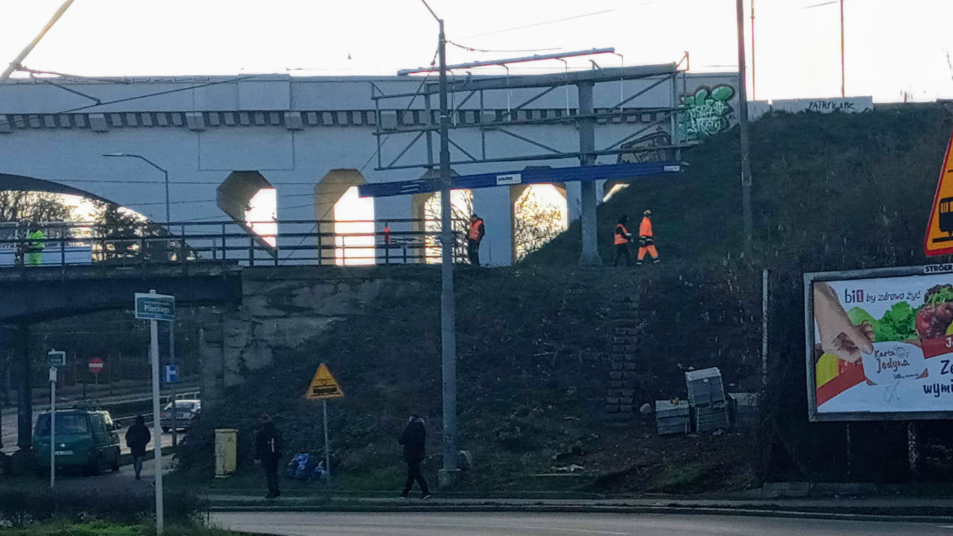 Budowa SKM w rejonie Ronda Pileckiego