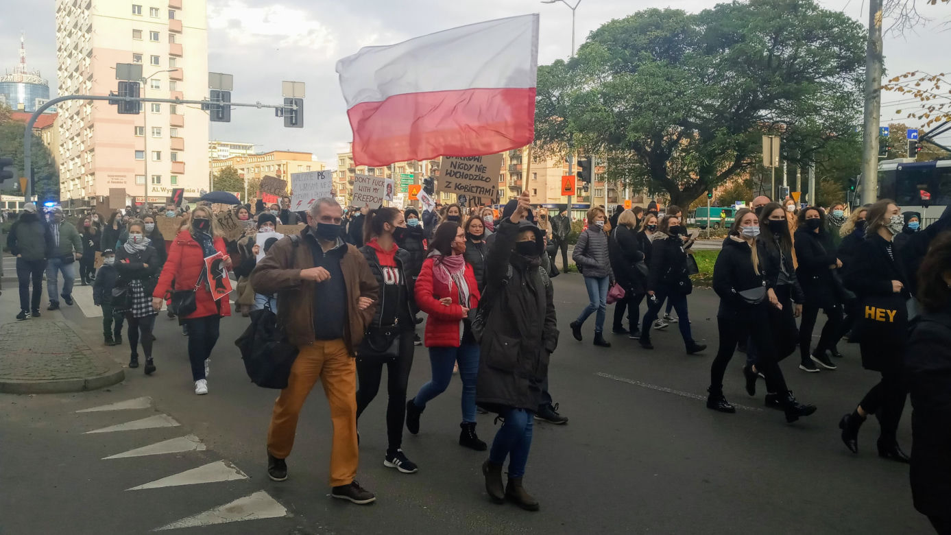 Protest kobiet w Szczecinie - 28.10.2020