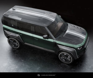 Land Rover Defender Racing Green Edition od Carlex Design