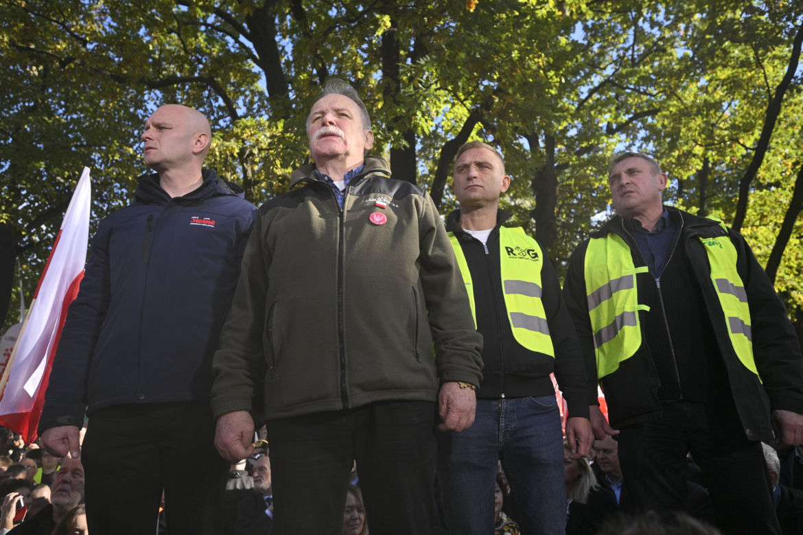 Protest pod TK. Kaczyński