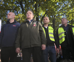 Protest pod TK. Kaczyński