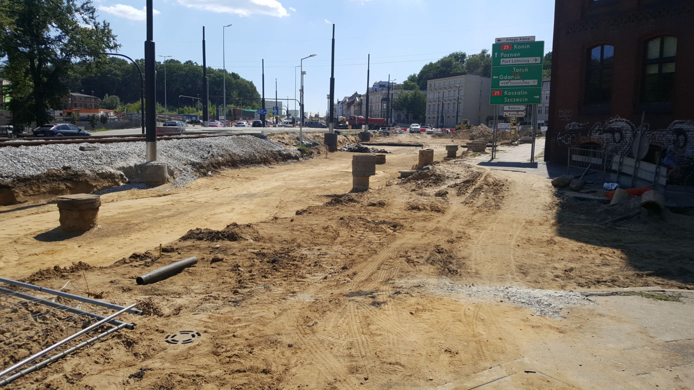 Jak wygląda ul. Kujawska w Bydgoszczy. Trwa przebudowa