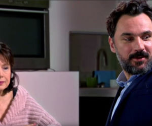 Barwy szczęścia, odc. 2081. Piotr (Piotr Jankowski), Elżbieta (Marzena Trybała)