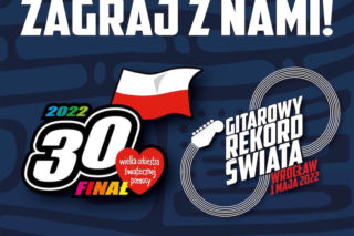 Gitarowy Rekord Świata na finale WOŚP we Wrocławiu. Do wygrania występy z mistrzami gitary! 