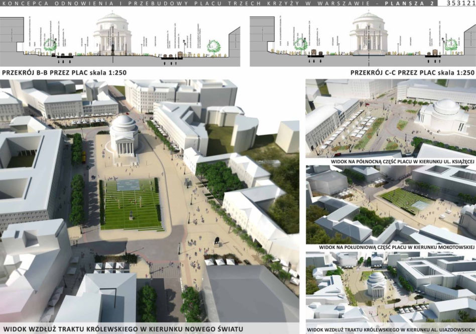 Plac Trzech Krzyży w Warszawie