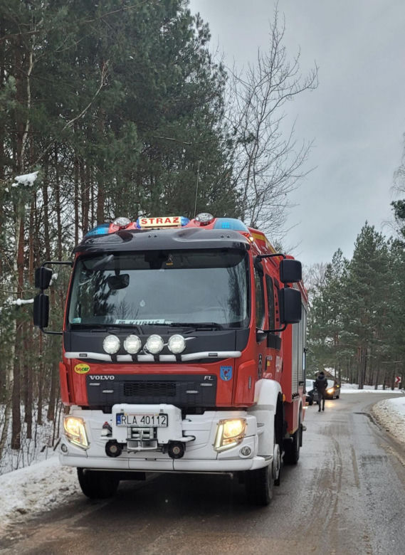 Strażacy uratowali psa z przepustu drogowego