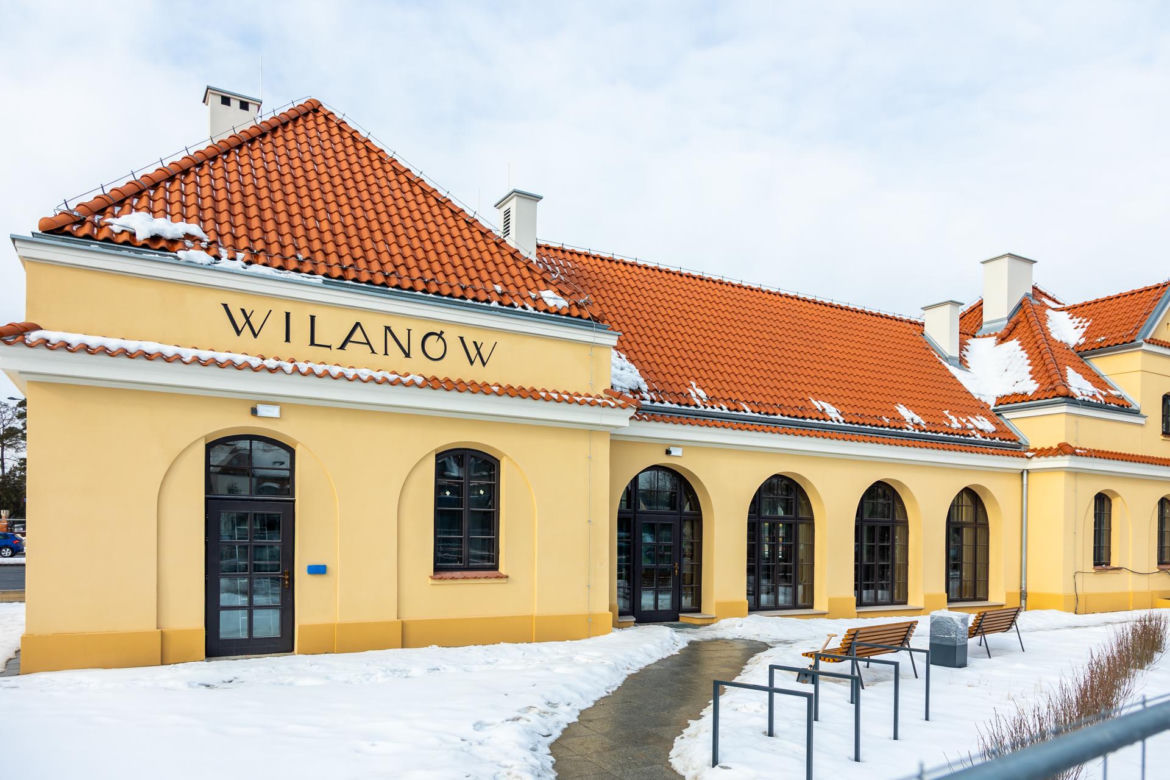 Dawny dworzec Warszawa Wilanów po remoncie