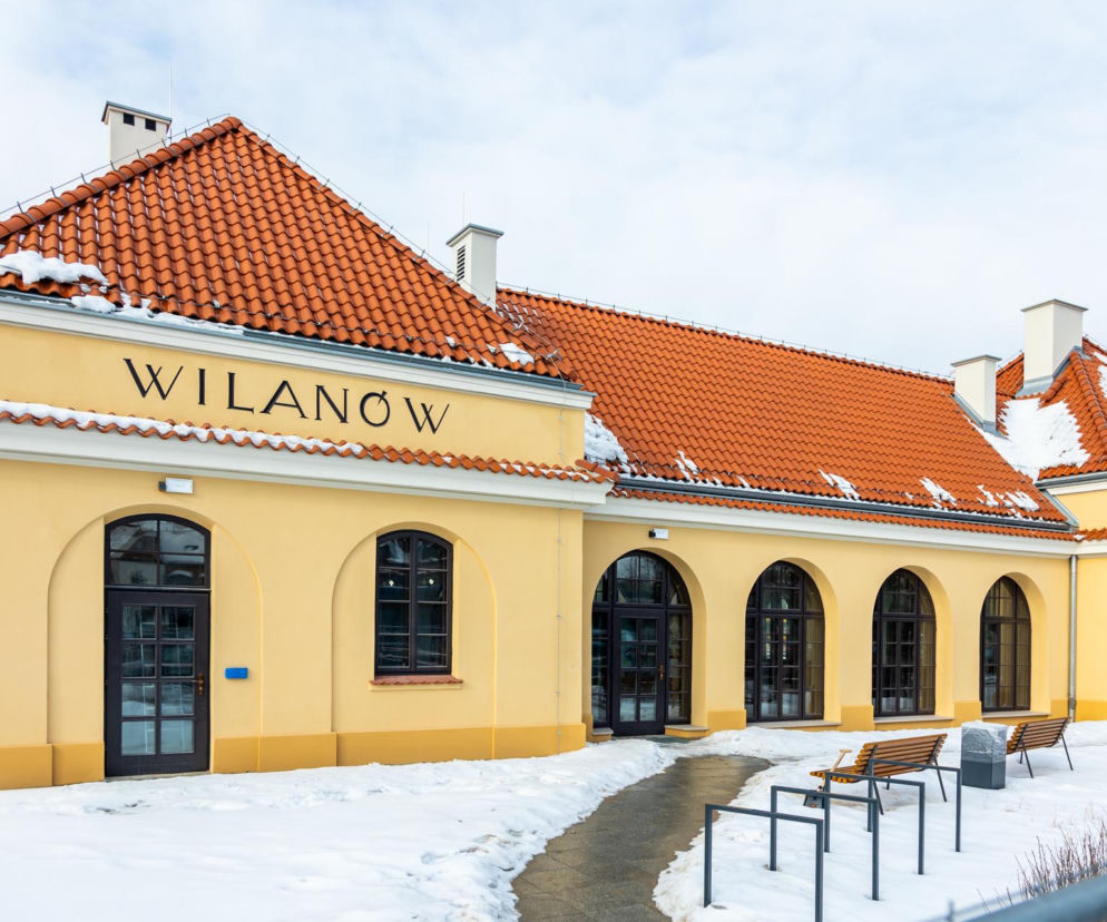 Dawny dworzec Kolei Wilanowskiej jak nowy. Docierały tu pociągi, teraz dotrze metro