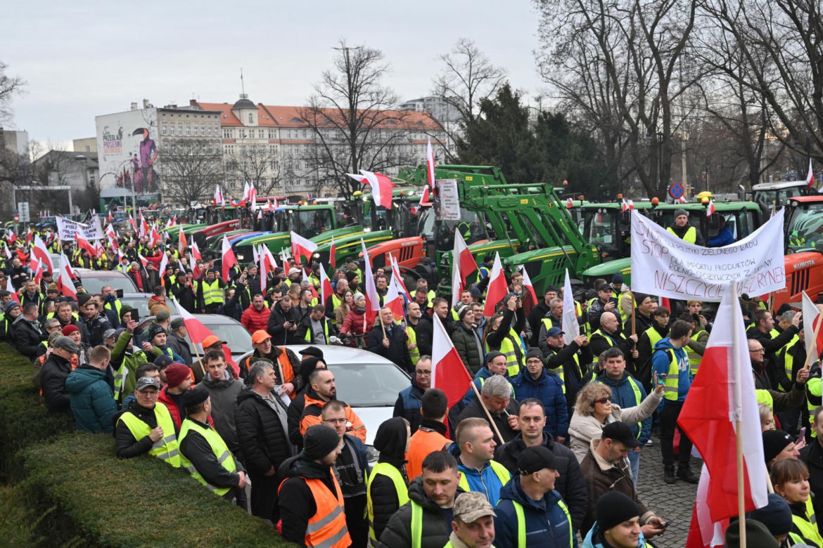 Wrocław. Protest rolników.