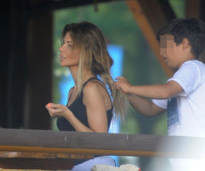 Edyta górniak na wakacjach z synem Allanem