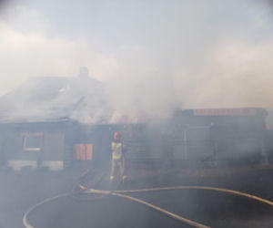 Ogromny pożar na Dolnym Śląsku. Znany zajazd stanął w ogniu
