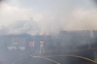 Ogromny pożar na Dolnym Śląsku. Znany zajazd stanął w ogniu