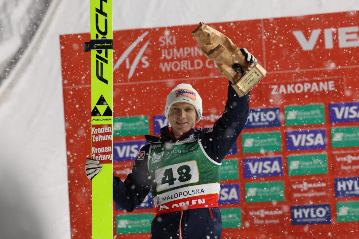 Karol Nawrocki na PŚ w Zakopanem