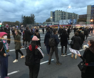 Protest kobiet w Katowicach! Karetka na sygnale jechała wprost na uczestników