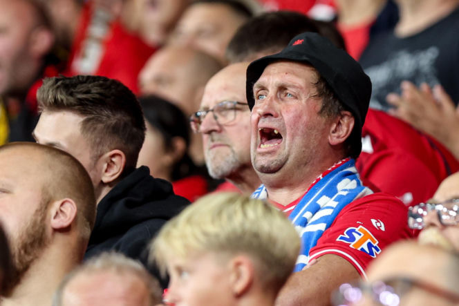 Widzew Łódź - Lech Poznań: Zdjęcia kibiców z meczu 6. kolejki PKO BP Ekstraklasy