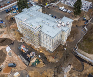 Sinfonia Varsovia w Warszawie podczas budowy