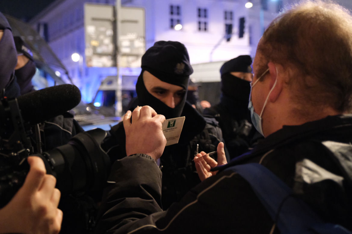 Blokada Sejmu przez Ogólnopolski Strajk Kobiet