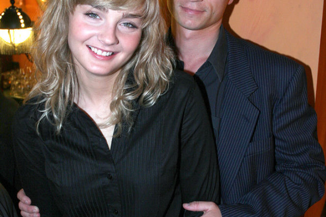 Małgorzata Socha z mężem