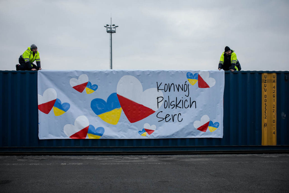  Największy prywatny konwój humanitarny z Polski dociera właśnie na Ukrainę 