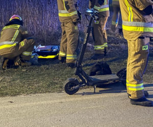 Nastolatek przejechany przejechany przez ciągnik w Wilanowie! Dwóch 14-latków na hulajnodze zderzyło się z traktorem
