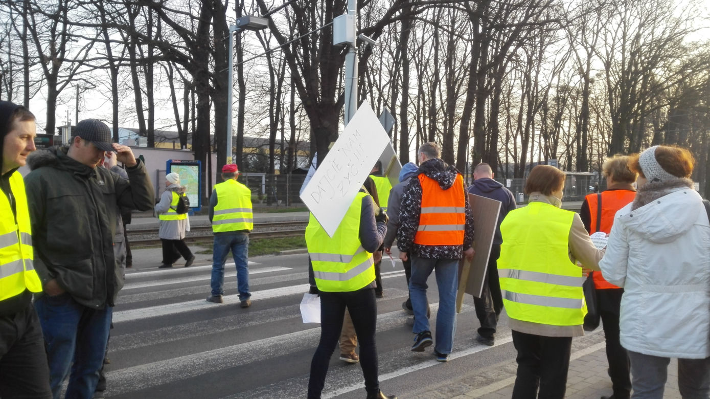 Blokada ulicy Mickiewicza